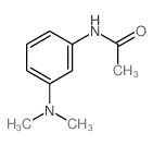 N-(3-(二甲胺基)苯基)乙酰胺结构式