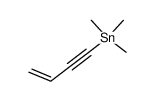 Trimethyl-[buten-(3)-in-(1)-yl]-stannan结构式