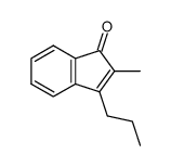 2-methyl-3-propyl-1H-inden-1-one Structure