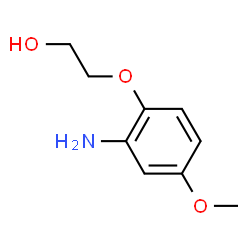 Ethanol, 2-(2-amino-4-methoxyphenoxy)- (9CI)结构式