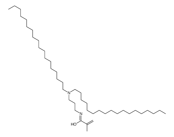 N-[3-(dioctadecylamino)propyl]-2-methylprop-2-enamide结构式