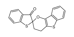 3,4-dihydro-2H-[1]benzothieno[3,2-b]pyran-2-spiro-2'(3'H)-(1-benzothiophen)-3'-one结构式