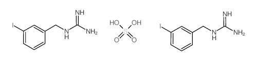 间碘苯胍硫酸盐结构式