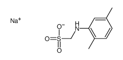 sodium [(2,5-dimethylphenyl)amino]methanesulphonate结构式