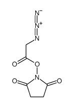 叠氮乙酸 NHS 酯结构式