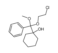 1-[(2-chloro-ethoxy)-methoxy-phenyl-methyl]-cyclohexanol结构式