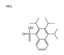 ammonium tris(1-methylethyl)naphthalenesulphonate结构式