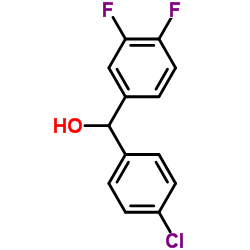 4-CHLORO-3,4'-DIFLUOROBENZHYDROL Structure