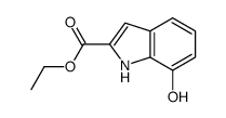 ethyl 7-hydroxy-1H-indole-2-carboxylate结构式