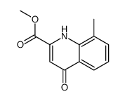 4-羟基-8-甲基喹啉-2-羧酸甲酯结构式