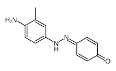 4-[(4-amino-3-methylphenyl)hydrazinylidene]cyclohexa-2,5-dien-1-one Structure