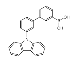 3'-(9-Carbazolyl)biphenyl-3-boronic acid Structure