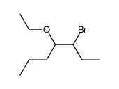 4-ethoxy-3-bromo-heptane结构式