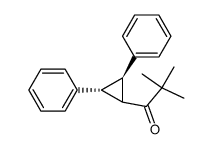cis,trans-2,3-Diphenyl-1-pivaloylcyclopropane结构式