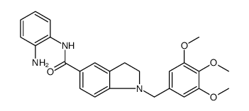 1-BENZYL-2,3-DIHYDRO-1H-INDOLE-5-CARBOXYLIC ACID结构式