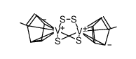 (η5-CH3C5H4)2V2S4结构式