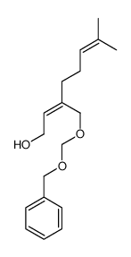 7-methyl-3-(phenylmethoxymethoxymethyl)octa-2,6-dien-1-ol结构式