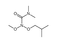 1-methoxy-3,3-dimethyl-1-(2-methylpropoxy)urea结构式