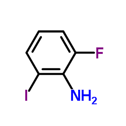 2-氟-6-碘苯胺结构式