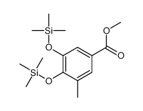 methyl 3-methyl-4,5-bis(trimethylsilyloxy)benzoate Structure
