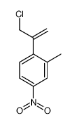 1-(3-chloroprop-1-en-2-yl)-2-methyl-4-nitrobenzene Structure