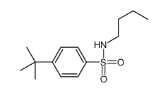 N-butyl-4-tert-butylbenzenesulfonamide结构式