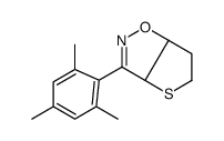3-(2,4,6-trimethylphenyl)-3a,5,6,6a-tetrahydrothieno[2,3-d][1,2]oxazole结构式