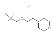 [2-(吗啉-4-基)乙氧基]甲基三氟硼酸钾结构式