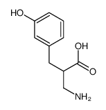 2-(aminomethyl)-3-(3-hydroxyphenyl)propanoic acid Structure