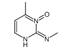 2-Pyrimidinamine, N,4-dimethyl-, 3-oxide (9CI)结构式