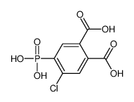 4-chloro-5-phosphonophthalic acid Structure