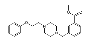 methyl 3-[[4-(2-phenoxyethyl)piperazin-1-yl]methyl]benzoate Structure