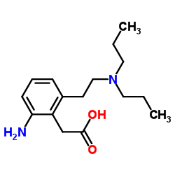 2-(2-氨基-6-(2-(二丙基氨基)乙基)苯基)乙酸结构式