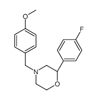 (2S)-2-(4-fluorophenyl)-4-[(4-methoxyphenyl)methyl]morpholine Structure