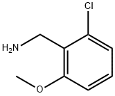 (2-氯-6-甲氧基苯基)甲胺结构式