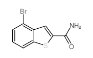 4-Bromo-1-benzothiophene-2-carboxamide结构式