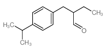 2-[(4-propan-2-ylphenyl)methyl]butanal Structure