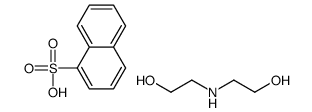 naphthalene-1-sulphonic acid, compound with 2,2'-iminodiethanol (1:1)结构式