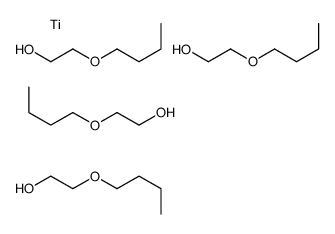 tetrakis(2-butoxyethanolato-O,O')titanium Structure