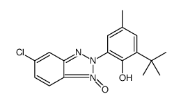 Phenol, 2-(5-chloro-1-oxido-2H-benzotriazol-2-yl)-6-(1,1-dimethylethyl)-4-methyl Structure
