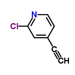 2-氯-4-炔基吡啶结构式