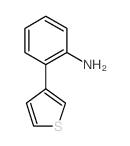 2-(噻吩-3-基)苯胺结构式