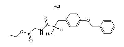 Tyr(Bzl)-Gly-OEt hydrochloride结构式
