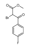 2-溴-3-(4’’-氯苯基)-3-氧代丙酸甲酯结构式