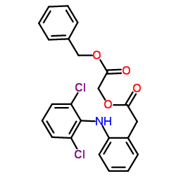 醋氯芬酸苄酯结构式