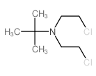 2-Propanamine,N,N-bis(2-chloroethyl)-2-methyl- Structure