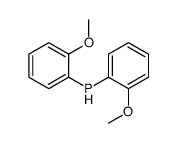 Bis(2-methoxyphenyl)phosphine Structure