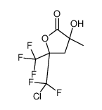 5-[chloro(difluoro)methyl]-3-hydroxy-3-methyl-5-(trifluoromethyl)oxolan-2-one Structure