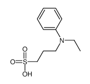3-(N-ethylanilino)propane-1-sulfonic acid结构式
