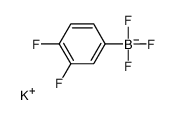 3.4-二氟苯基三氟硼酸钾结构式